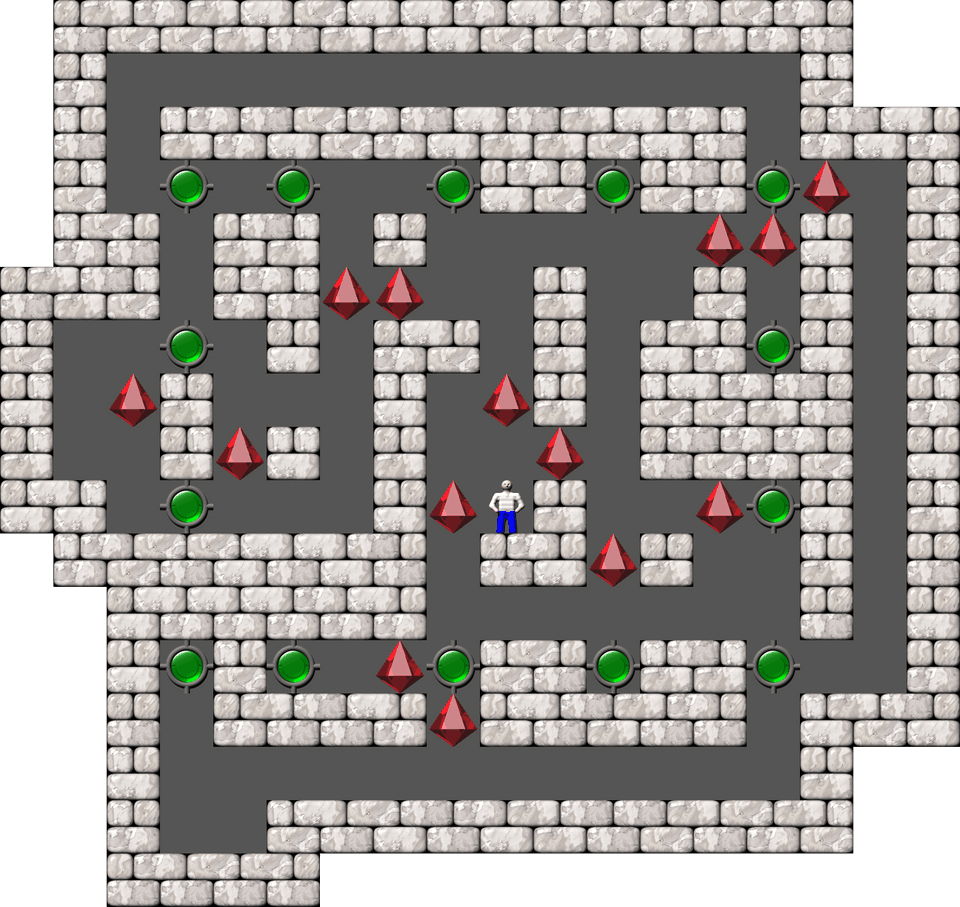 Sokoban Kevin B. Reilly Arranged level 58